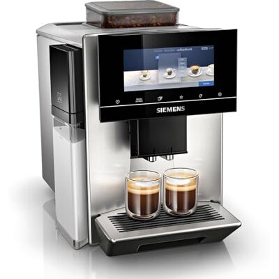 SIEMENS TQ903DZ3 - Edelstahl, Schwarz - Espresso-Maschine SIEMENS TQ903DZ3 - Edelstahl, Schwarz - Espresso-Maschine