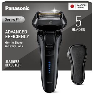 Panasonic Series 900 Premium Nass- und Trocken Rasierer ES-LV6U für Männer, 5-fach-Scherkopf mit Linearmotor und Bartdichtensensor Technologie, Pop-up Trimmer, matt-schwarz Panasonic Series 900 Premium Nass- und Trocken Rasierer ES-LV6U für Männer, 5-fach-Scherkopf mit Linearmotor und Bartdichtensensor Technologie, Pop-up Trimmer, matt-schwarz