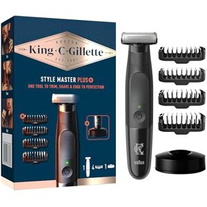 Gillette Style Master Barttrimmer für Männer mit CenterCut Technologie, Trimmen, Rasieren und Optimal Kanten Schneiden, Wasserdicht, Kabelloser Bartrasierer mit 4 Kammaufsätzen und Ladestation Gillette Style Master Barttrimmer für Männer mit CenterCut Technologie, Trimmen, Rasieren und Optimal Kanten Schneiden, Wasserdicht, Kabelloser Bartrasierer mit 4 Kammaufsätzen und Ladestation