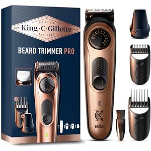 Gillette Elektrischer Bartschneider Herren PRO mit Präzisionsrad für 40 Bartlängen, Ultrascharfe Lebenslang Edelstahlklingen, Abwaschbar, Unterschiedliche Kammaufsätze, Präzisionstrimmen Gillette Elektrischer Bartschneider Herren PRO mit Präzisionsrad für 40 Bartlängen, Ultrascharfe Lebenslang Edelstahlklingen, Abwaschbar, Unterschiedliche Kammaufsätze, Präzisionstrimmen