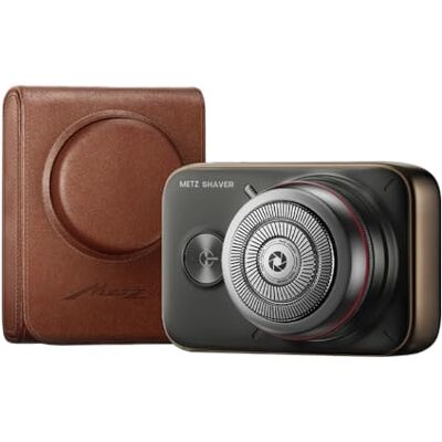 Metz Skyworth Camerist Elektrorasierer für Herren, tragbarer Rasierapparat im Kamera-Design, Nass- und Trockenrasierer mit 7500rpm für die tägliche Rasur, Rotationsrasierer mit Typ-C, 60 Tage Akkulauf Metz Skyworth Camerist Elektrorasierer für Herren, tragbarer Rasierapparat im Kamera-Design, Nass- und Trockenrasierer mit 7500rpm für die tägliche Rasur, Rotationsrasierer mit Typ-C, 60 Tage Akkulauf