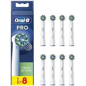 Oral-B Pro Cross Action Spitzen für elektrische Bürsten, Packung 8 Stück Oral-B Pro Cross Action Spitzen für elektrische Bürsten, Packung 8 Stück