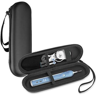 ProCase Elektrische Zahnbürste Etui für Oral B/Oral-B Pro/Oral-B iO Series/Philips Sonicare Electric Toothbrush Hülle Oral B Reiseetui Elektrischer Zahnbürstenhalter Travel Case -Schwarz ProCase Elektrische Zahnbürste Etui für Oral B/Oral-B Pro/Oral-B iO Series/Philips Sonicare Electric Toothbrush Hülle Oral B Reiseetui Elektrischer Zahnbürstenhalter Travel Case -Schwarz