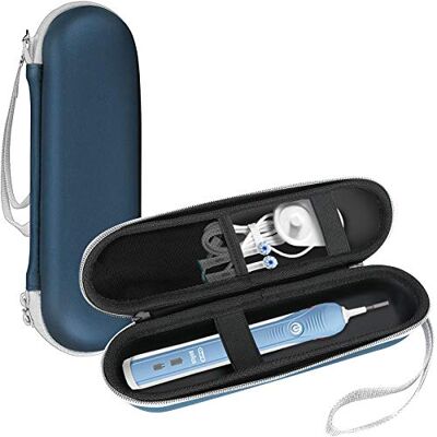 ProCase Elektrische Zahnbürste Etui für Oral B/Oral-B Pro/Oral-B iO Series/Philips Sonicare Electric Toothbrush Hülle Oral B Reiseetui Elektrischer Zahnbürstenhalter Travel Case -Navy ProCase Elektrische Zahnbürste Etui für Oral B/Oral-B Pro/Oral-B iO Series/Philips Sonicare Electric Toothbrush Hülle Oral B Reiseetui Elektrischer Zahnbürstenhalter Travel Case -Navy