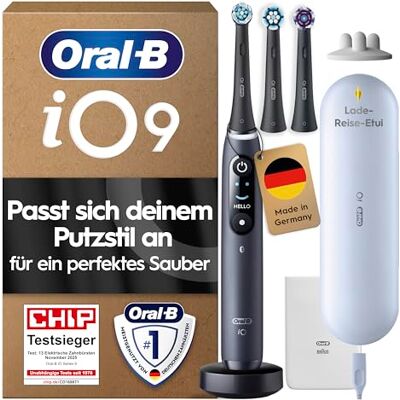 Oral-B Power Oral-B iO Series 9N Black Onyx Elektrische Zahnbürste - Elektrische Zahnbürste Oral-B Power Oral-B iO Series 9N Black Onyx Elektrische Zahnbürste - Elektrische Zahnbürste