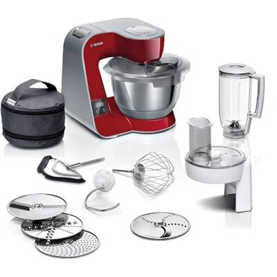 Bosch MUM5X720 - Tiefrot/Silber - Küchenmaschine Bosch MUM5X720 - Tiefrot/Silber - Küchenmaschine