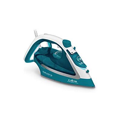 Calor Easygliss Plus Dampfbügeleisen, 2500 W, Dauerdampf 40 g/min, Pressing 195 g/min, Durilium Airglide Bügelsohle, FV5719C0, türkis Calor Easygliss Plus Dampfbügeleisen, 2500 W, Dauerdampf 40 g/min, Pressing 195 g/min, Durilium Airglide Bügelsohle, FV5719C0, türkis