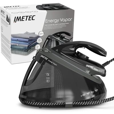 Imetec Energy Vapor - Dampfbügeleisen - Kontinuierlicher Dampf, Doppelstufe, 400g Schuss Imetec Energy Vapor - Dampfbügeleisen - Kontinuierlicher Dampf, Doppelstufe, 400g Schuss