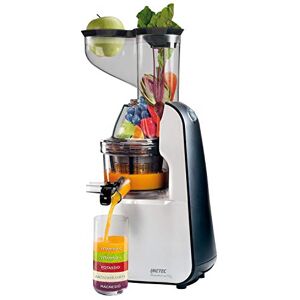 Imetec Succovivo Pro 2000 Professioneller Kalt Entsafter mit langsamer Presse, 48 U/min, 2 Filter für Saft, Zubehör für Granite und Sorbetti, Set für Schönheitsmasken mit zwei Rezeptheften, Schwarz Imetec Succovivo Pro 2000 Professioneller Kalt Entsafter mit langsamer Presse, 48 U/min, 2 Filter für Saft, Zubehör für Granite und Sorbetti, Set für Schönheitsmasken mit zwei Rezeptheften, Schwarz