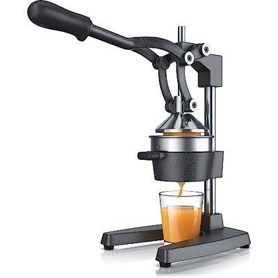 Arendo Manuelle Saftpresse Zitruspresse und Orangenpresse Professioneller Zitrus-Entsafter Edelstahl Zitronenpresse Hochwertige manuelle Orangensaft- und Limettenpresse Arendo Manuelle Saftpresse Zitruspresse und Orangenpresse Professioneller Zitrus-Entsafter Edelstahl Zitronenpresse Hochwertige manuelle Orangensaft- und Limettenpresse