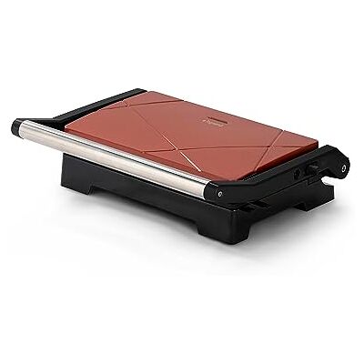 Tognana Iridea Mini Grill Toaster mit Thermostat, Apfelrot Tognana Iridea Mini Grill Toaster mit Thermostat, Apfelrot