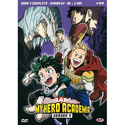 DYNIT My Hero Academia Staffel 04 The Complete Series (Eps. 64-88+2 Oav) (4 DVDs) (Box Set) (4 DVDs) DYNIT My Hero Academia Staffel 04 The Complete Series (Eps. 64-88+2 Oav) (4 DVDs) (Box Set) (4 DVDs)