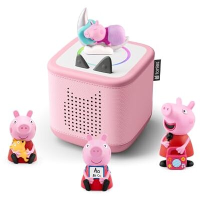 tonies Toniebox 2 Bundle Incl. 4 Peppa Pig Abenteuer und Gute Nacht Geschichten, Pink, Audioplayer für Hörbücher, Lieder, Einschlafen und Tonieplay für Kinder tonies Toniebox 2 Bundle Incl. 4 Peppa Pig Abenteuer und Gute Nacht Geschichten, Pink, Audioplayer für Hörbücher, Lieder, Einschlafen und Tonieplay für Kinder
