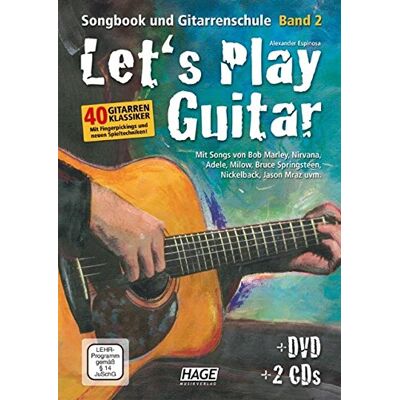 Hage Musikverlag Hage Let's Play gitara Band 2 z DVD i 2 płytami audio Hage Musikverlag Hage Let's Play gitara Band 2 z DVD i 2 płytami audio