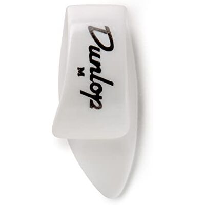 Dunlop Médiators Doigts medium blancs sachet de 12 Medium Dunlop Médiators Doigts medium blancs sachet de 12 Medium