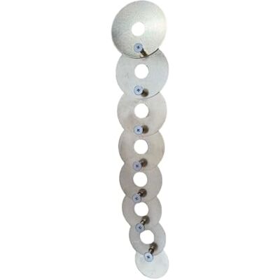 lazyfun Kompakte Trommelzubehör Effektkette Trommelbecken Glockenketten Leichtes Gewicht Mehrere Glocken Verbundene Becken Sustains Becken lazyfun Kompakte Trommelzubehör Effektkette Trommelbecken Glockenketten Leichtes Gewicht Mehrere Glocken Verbundene Becken Sustains Becken