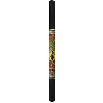 Woru Didgeridoo aus Bambus, bemalt, wahlweise rot oder schwarz, Länge ca. 115 cm, handgefertigt (Rot) Woru Didgeridoo aus Bambus, bemalt, wahlweise rot oder schwarz, Länge ca. 115 cm, handgefertigt (Rot)