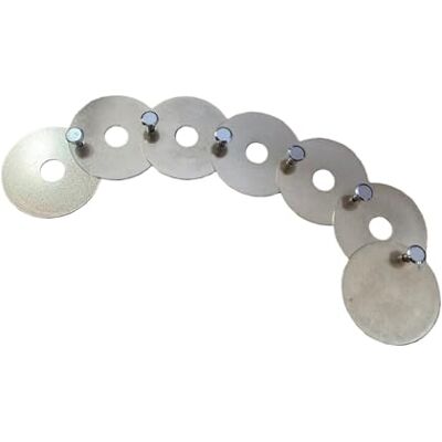 lazyfun Kompakte Trommelzubehör Effektkette Trommelbecken Glockenketten Leichtes Gewicht Mehrere Glocken Verbundene Becken Sustains Becken lazyfun Kompakte Trommelzubehör Effektkette Trommelbecken Glockenketten Leichtes Gewicht Mehrere Glocken Verbundene Becken Sustains Becken