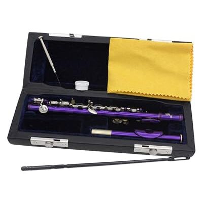 TUXCAXI Inspirierendes Piccolo Holzblasinstrument in C Dur – Komplettes Set für Anfänger und angehende Musiker – Piccolo mit Schraubendreher, 16 TUXCAXI Inspirierendes Piccolo Holzblasinstrument in C Dur – Komplettes Set für Anfänger und angehende Musiker – Piccolo mit Schraubendreher, 16