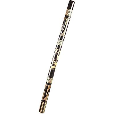 Simandra Didgeridoo Bambus Holz Aborigini bemalt geschnitzt Instrument fair Gecko Schildkröte Dot Painting (geschnitzt schwarz) Simandra Didgeridoo Bambus Holz Aborigini bemalt geschnitzt Instrument fair Gecko Schildkröte Dot Painting (geschnitzt schwarz)