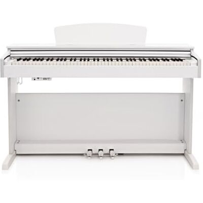 Gear4Music DP-10X Digital Piano 88 gewichtete Tasten Hammermechanik Weiß Multitimbraler Flügelklang mit Höchstem Realismus, 88 Gewichtete Anschlagempfindliche Tasten, Drei Pedale, Weiß Gear4Music DP-10X Digital Piano 88 gewichtete Tasten Hammermechanik Weiß Multitimbraler Flügelklang mit Höchstem Realismus, 88 Gewichtete Anschlagempfindliche Tasten, Drei Pedale, Weiß