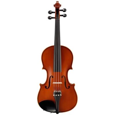 Yamaha V5SA44 Akustik Geige – 4/4 Größe, handgefertigte Schüler Geige mit Fichtendecke, Ahornkorpus, Ebenholz Komponenten und Feinstimmern, inkl. Koffer, Bogen und Kolophonium – Braun Yamaha V5SA44 Akustik Geige – 4/4 Größe, handgefertigte Schüler Geige mit Fichtendecke, Ahornkorpus, Ebenholz Komponenten und Feinstimmern, inkl. Koffer, Bogen und Kolophonium – Braun