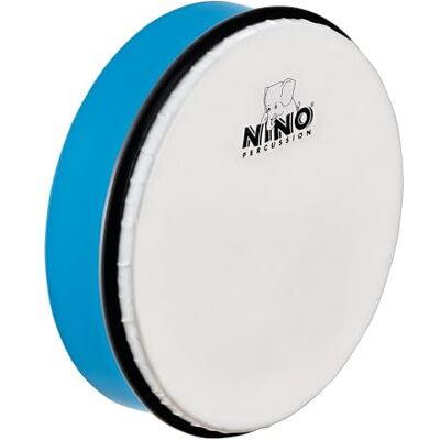 Nino Percussion Hand Drum Instrument Mittelgroße Handtrommel für Kinder ab 3 Jahren Durchmesser 8 Zoll (ca. 20 cm) Kunststoff, Blau (NINO45SB) Nino Percussion Hand Drum Instrument Mittelgroße Handtrommel für Kinder ab 3 Jahren Durchmesser 8 Zoll (ca. 20 cm) Kunststoff, Blau (NINO45SB)