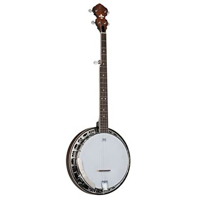 Ortega Guitars Americana Series Banjos – 5-saitiges Banjo, Akustisch – Ahorn und Mahagoni mit Whiskey Burst Finish – Remo Fell (OBJ300-WB) Ortega Guitars Americana Series Banjos – 5-saitiges Banjo, Akustisch – Ahorn und Mahagoni mit Whiskey Burst Finish – Remo Fell (OBJ300-WB)