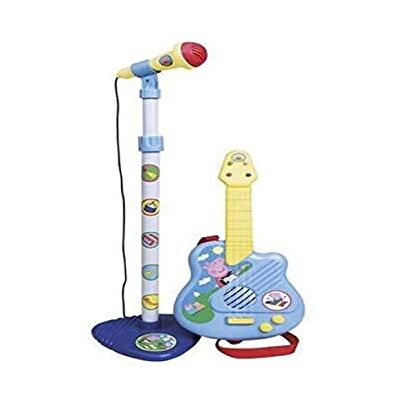 CLAUDIO REIG Reig 2322 Peppa Pig Mikrofon und Gitarren-Set CLAUDIO REIG Reig 2322 Peppa Pig Mikrofon und Gitarren-Set