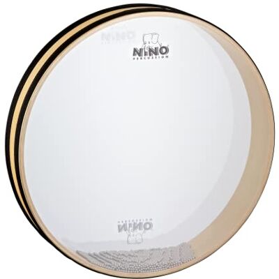 Nino Percussion Sea Drum Instrument Sehr Handtrommel für Kinder ab 5 Jahren Durchmesser 14 Zoll (ca. 35,5 cm) Siam Eiche, Natur (NINO30) Nino Percussion Sea Drum Instrument Sehr Handtrommel für Kinder ab 5 Jahren Durchmesser 14 Zoll (ca. 35,5 cm) Siam Eiche, Natur (NINO30)