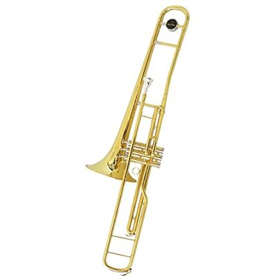 sjdoPulse Posaune In C-Tonart Lackiert Gold Messing Drei Tasten Pull Rohr Posaune Bühne Leistung sjdoPulse Posaune In C-Tonart Lackiert Gold Messing Drei Tasten Pull Rohr Posaune Bühne Leistung