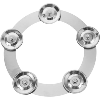 Generic 6 Stcs Drum Hi Hat Tambourin Stahlglocken montierbare Percussion Drum Set Tamburin Edelstahl Drum Ring Percussion Jazz Drum Instrument Accessoires Generic 6 Stcs Drum Hi Hat Tambourin Stahlglocken montierbare Percussion Drum Set Tamburin Edelstahl Drum Ring Percussion Jazz Drum Instrument Accessoires
