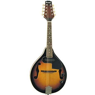 DIMAVERY ML-003 Mandoline m.PU, sunburst Mandoline mit F-Löchern und Tonabnehmer DIMAVERY ML-003 Mandoline m.PU, sunburst Mandoline mit F-Löchern und Tonabnehmer