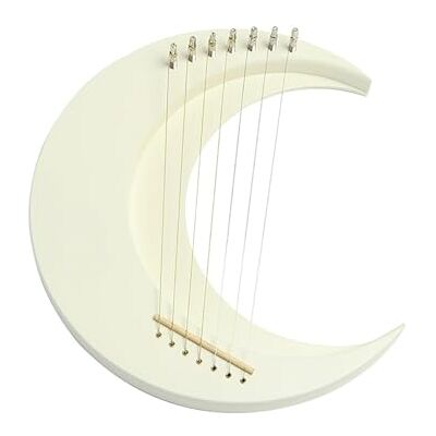 YooMoou 7-saitige Halbmond-Leier-Harfe – leichtes keltisches Volksinstrument for Anfänger und Musiktherapie (G-Dur-Tonleiter) YooMoou 7-saitige Halbmond-Leier-Harfe – leichtes keltisches Volksinstrument for Anfänger und Musiktherapie (G-Dur-Tonleiter)