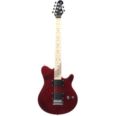 ROCKTILE Pro MM150-TR E-Gitarre Transparent Red ROCKTILE Pro MM150-TR E-Gitarre Transparent Red