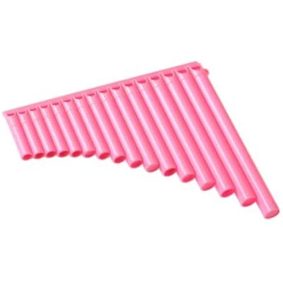 AYWTIUN Tragbare Mini-Panflöte Panflöte mit 16 Pfeifen, tragbares Musikinstrument for den Unterricht, traditionell, for Musikliebhaber, musikalisches Geschenk(Pink) AYWTIUN Tragbare Mini-Panflöte Panflöte mit 16 Pfeifen, tragbares Musikinstrument for den Unterricht, traditionell, for Musikliebhaber, musikalisches Geschenk(Pink)