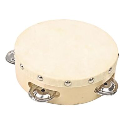 Shurhome Hand Percussion Trommeln, Konstruktion aus natürlichen Materialien, 5 Paar Metallglocken, musikalisches Lernwerkzeug für alle Altersgruppen, Hochzeits/Geburtstagsparty Percussion Instrument Shurhome Hand Percussion Trommeln, Konstruktion aus natürlichen Materialien, 5 Paar Metallglocken, musikalisches Lernwerkzeug für alle Altersgruppen, Hochzeits/Geburtstagsparty Percussion Instrument