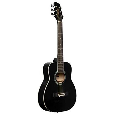 Stagg Dreadnought Akustikgitarre, 1/2 Größe, Schwarz Stagg Dreadnought Akustikgitarre, 1/2 Größe, Schwarz