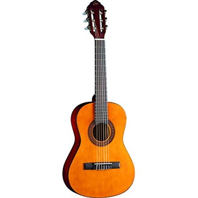 EKO Guitars CS-2 NATURAL Klassische Gitarre Serie Studio, Maßstab 1/2, Oberseite aus laminierter Linde, Zargen und Boden aus laminierter Linde, Griff und Griffbrett aus Birke, inklusive Tragetasche, EKO Guitars CS-2 NATURAL Klassische Gitarre Serie Studio, Maßstab 1/2, Oberseite aus laminierter Linde, Zargen und Boden aus laminierter Linde, Griff und Griffbrett aus Birke, inklusive Tragetasche,