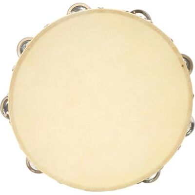 Shurhome Hand Percussion Trommeln, Konstruktion aus natürlichen Materialien, 5 Paar Metallglocken, musikalisches Lernwerkzeug für alle Altersgruppen, Hochzeits/Geburtstagsparty Percussion Instrument Shurhome Hand Percussion Trommeln, Konstruktion aus natürlichen Materialien, 5 Paar Metallglocken, musikalisches Lernwerkzeug für alle Altersgruppen, Hochzeits/Geburtstagsparty Percussion Instrument