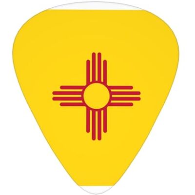 CNTDBU Flag of New Mexico Gitarrenplektren, verschiedene Stärken, 0,46 mm, 0,71 mm, 0,96 mm, dünn, mittelschwer, Plektren für Akustik-, E-Gitarre, Ukulele, 12 Stück CNTDBU Flag of New Mexico Gitarrenplektren, verschiedene Stärken, 0,46 mm, 0,71 mm, 0,96 mm, dünn, mittelschwer, Plektren für Akustik-, E-Gitarre, Ukulele, 12 Stück