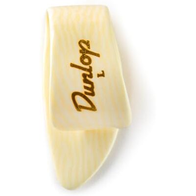 Dunlop Plektrum Daumen Groß, 12 Stück, Elfenbein Dunlop Plektrum Daumen Groß, 12 Stück, Elfenbein