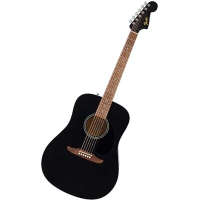 Fender California Debut Redondo Dreadnought Akustikgitarre, Fichtendecke, schwarzes Schlagbrett, Schwarz Fender California Debut Redondo Dreadnought Akustikgitarre, Fichtendecke, schwarzes Schlagbrett, Schwarz