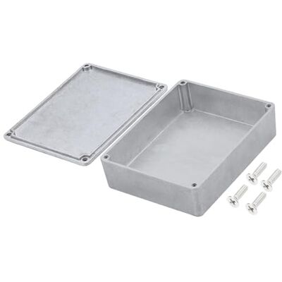 PUXZYAX Selbstbau Gitarrenpedalgehäuse, leichte Aluminiumbox, für Anfänger entwickelt, für leistungsstarke elektrische Sounds, DIY Effektpedal Stompbox für E Gitarre PUXZYAX Selbstbau Gitarrenpedalgehäuse, leichte Aluminiumbox, für Anfänger entwickelt, für leistungsstarke elektrische Sounds, DIY Effektpedal Stompbox für E Gitarre