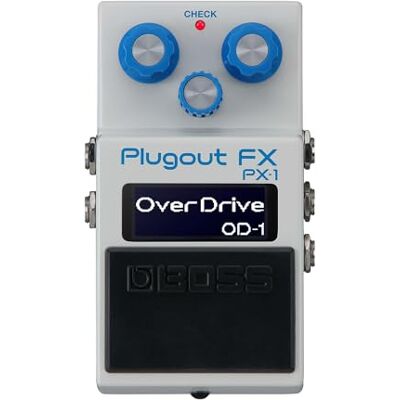 Boss PX-1 Plugout FX Innovative, flexible Hardware-Plattform Bis zu 16 legendäre Effekte in einem kompakten Pedal Authentischer Sound & realistische Ansprache Boss PX-1 Plugout FX Innovative, flexible Hardware-Plattform Bis zu 16 legendäre Effekte in einem kompakten Pedal Authentischer Sound & realistische Ansprache