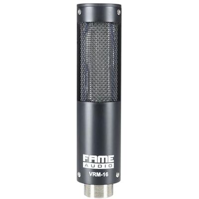 Fame Audio VRM-16, Bändchenmikrofon, Schwarz, 20-18.000Hz Frequenzbereich, 4.47 mV/Pa Empfindlichkeit, 3-pol XLR Anschluss, Kompakte Abmessungen, Natürliche Transientenabbildung Fame Audio VRM-16, Bändchenmikrofon, Schwarz, 20-18.000Hz Frequenzbereich, 4.47 mV/Pa Empfindlichkeit, 3-pol XLR Anschluss, Kompakte Abmessungen, Natürliche Transientenabbildung