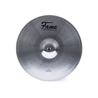 Fame Reflex Splash 12", Robustes Einsteiger-Schlagzeugbecken, Messing, Obertonreicher und Durchsetzungsfähiger Klang, Vielschichtiges Frequenzspektrum, Silver Brilliant Finish Fame Reflex Splash 12", Robustes Einsteiger-Schlagzeugbecken, Messing, Obertonreicher und Durchsetzungsfähiger Klang, Vielschichtiges Frequenzspektrum, Silver Brilliant Finish