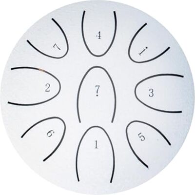Generic 4 Zoll Steel Tongue Drum 9-Note Handpan for Yoga Musik Meditation Tragbar Outdoor Chakra Drum Generic 4 Zoll Steel Tongue Drum 9-Note Handpan for Yoga Musik Meditation Tragbar Outdoor Chakra Drum