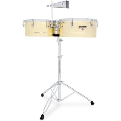 Latin Percussion LP M257B Timbales Matador Messing 14" + 15", Stahlkessel Tiefe 16,5 cm Latin Percussion LP M257B Timbales Matador Messing 14" + 15", Stahlkessel Tiefe 16,5 cm