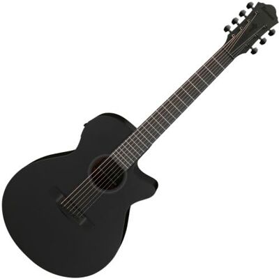 KORN Ibanez AEG721-BOT Black Out 7-String Westerngitarre KORN Ibanez AEG721-BOT Black Out 7-String Westerngitarre